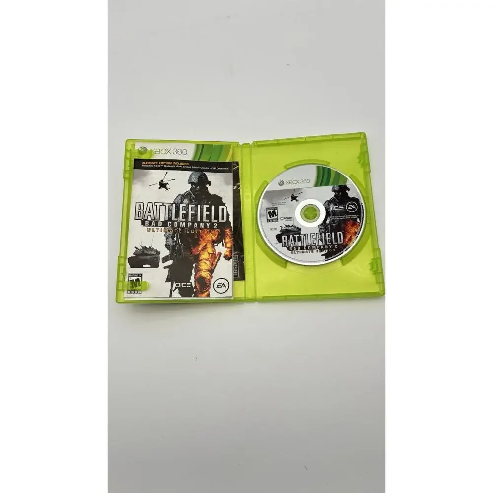 Battlefield: Bad Company 2 (Microsoft Xbox 360, 2010) Complete and Tested